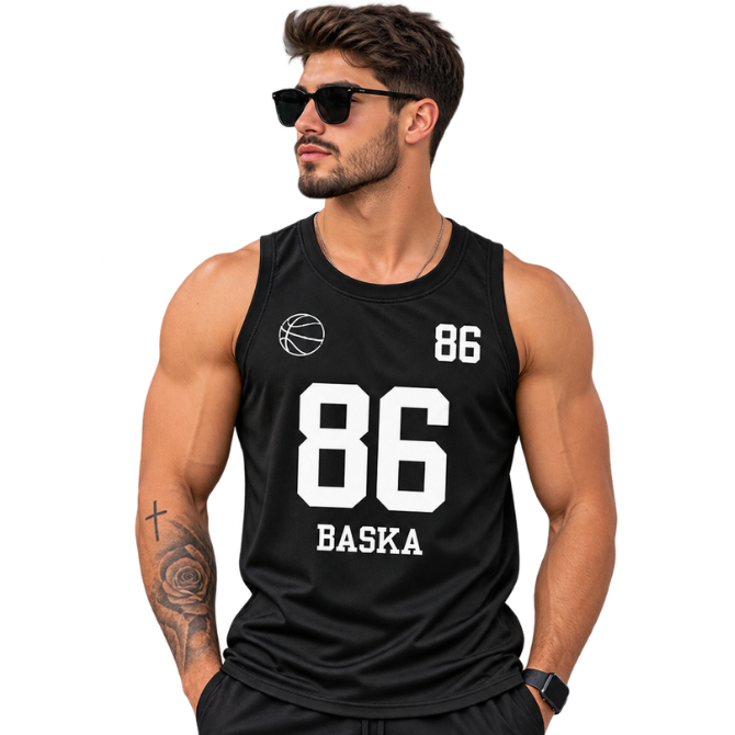Regatas Basquete Academia Treino Estampada Dry Fit Moda Esportiva Masculina