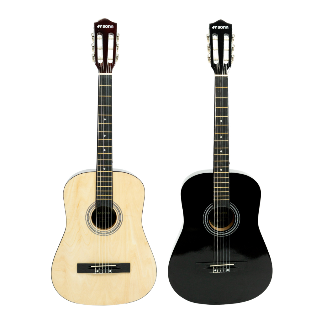 Violão Acústico 38" Sonn 6 cordas em Nylon SNG-38C-NT- bk com Tensor e Tarraxas Cromadas para iniciantes