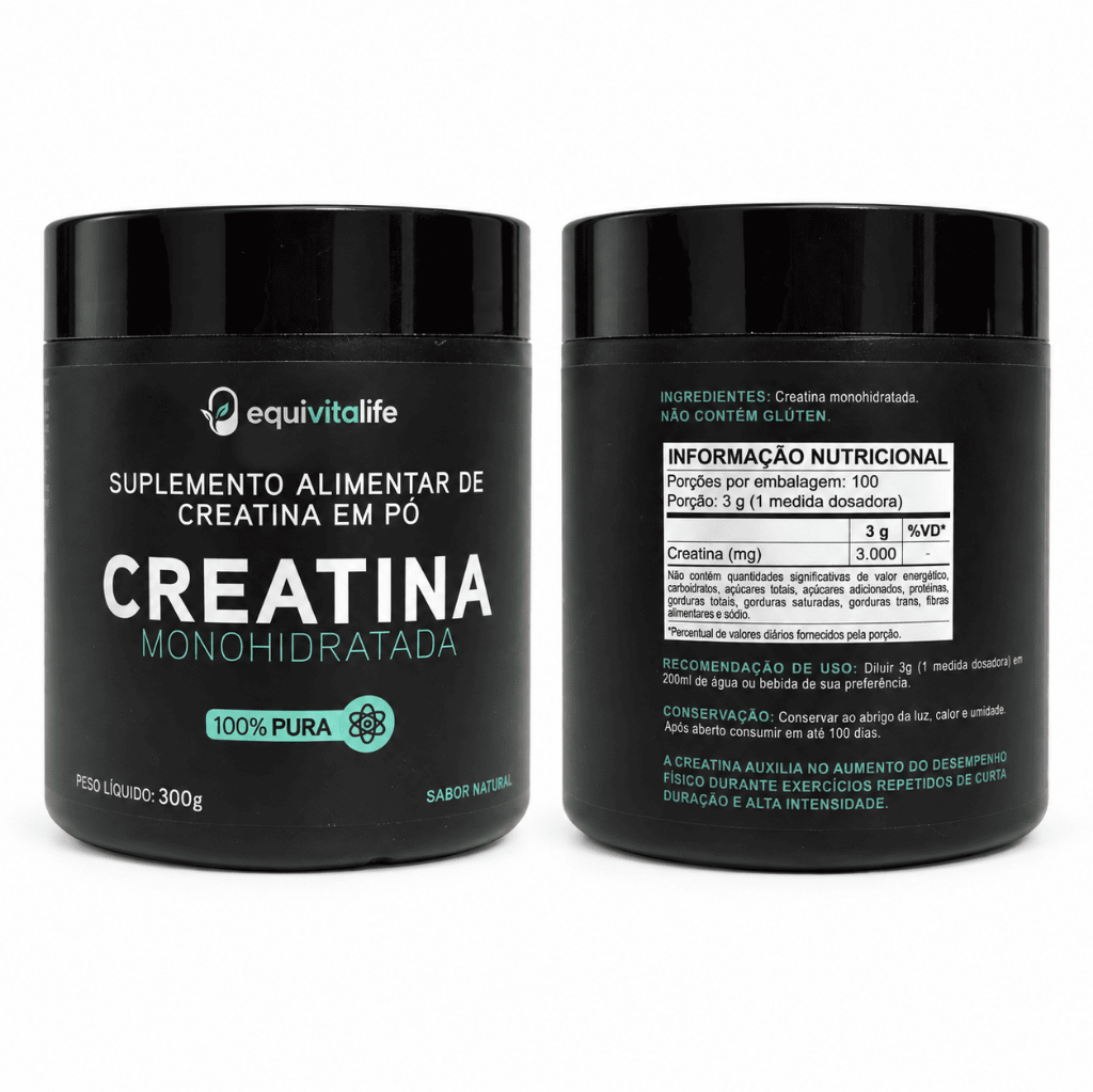 Creatina monohidratada 100% pura equivitalife