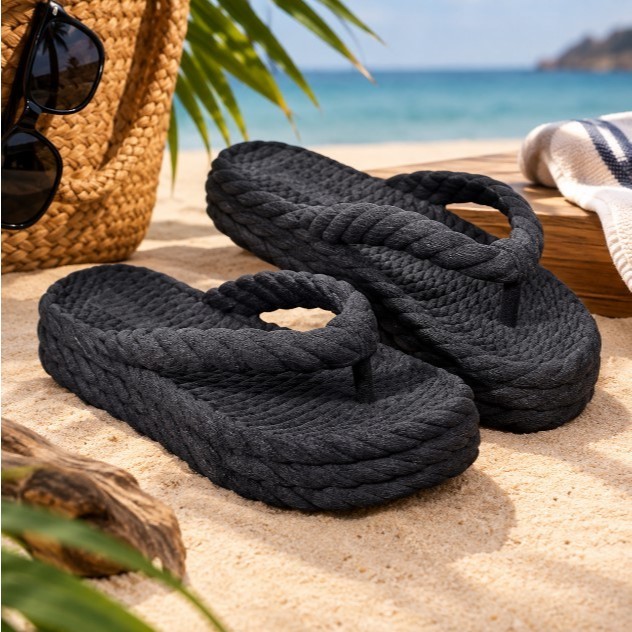 Chinelo Cuff Nuvem Trançado 4 Chinelo Brizza Macio Confortável Ortopédico  Flip flop Plataforma