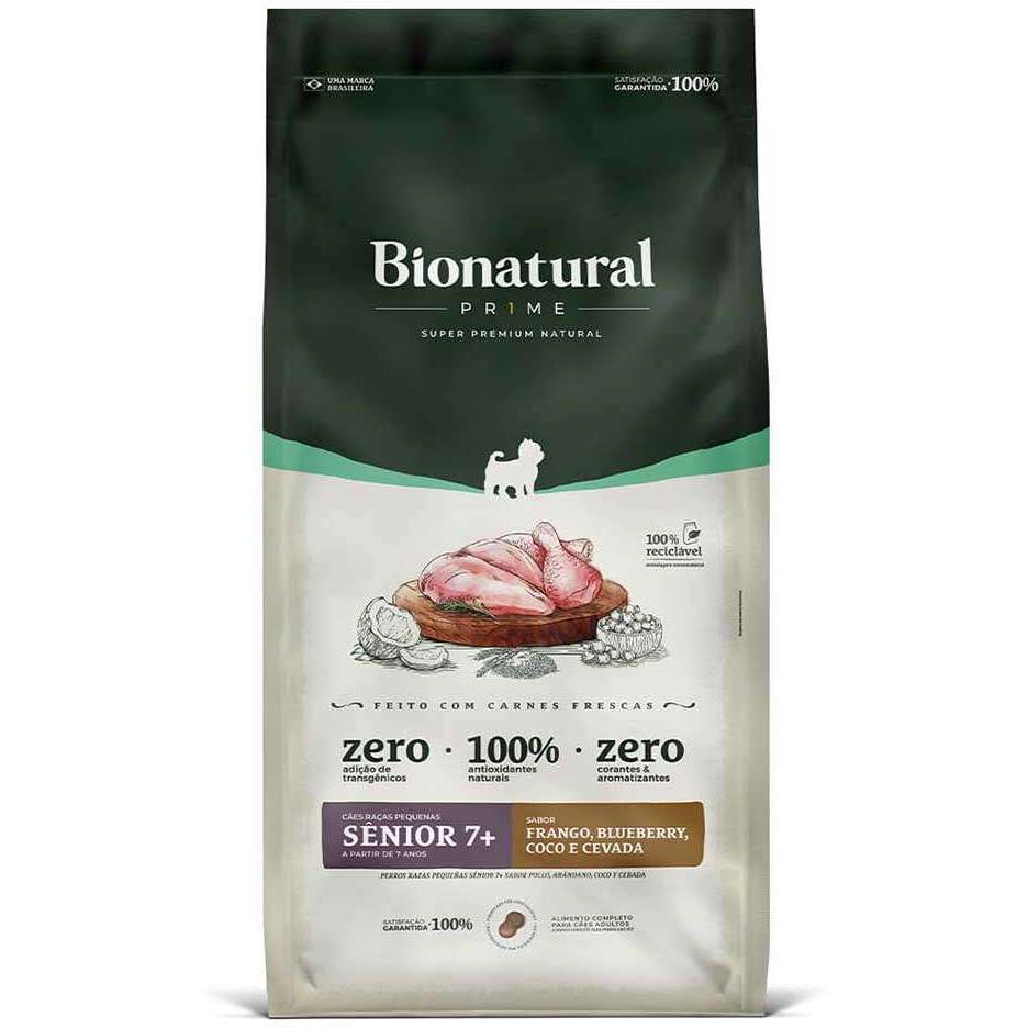 Ração Bionatural Sênior Raça Pequena Frango 10,1 kg