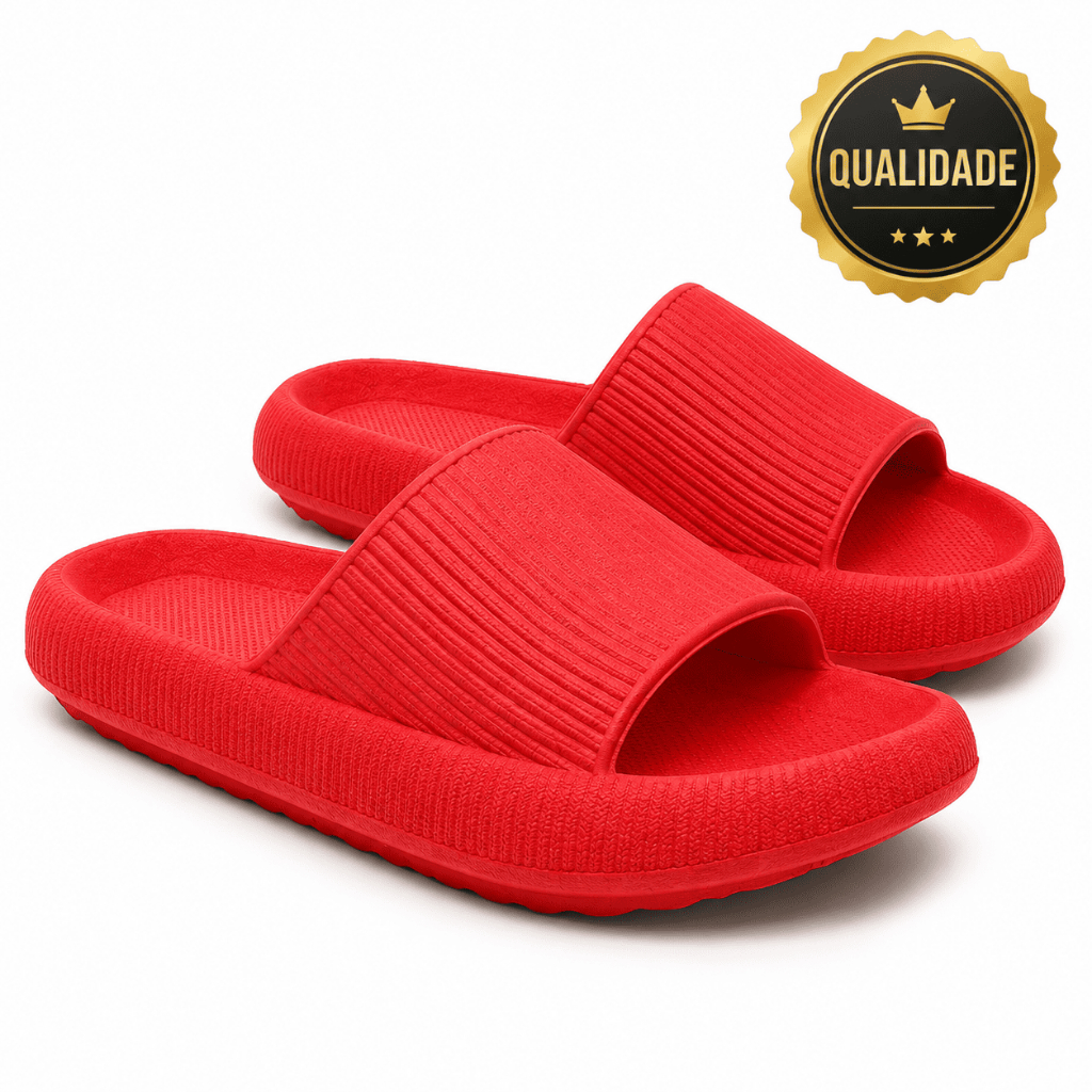 Chinelo Nuvem Anatômico Feminino Masculino Slide Macio Confortável Flexível Antiderrapante