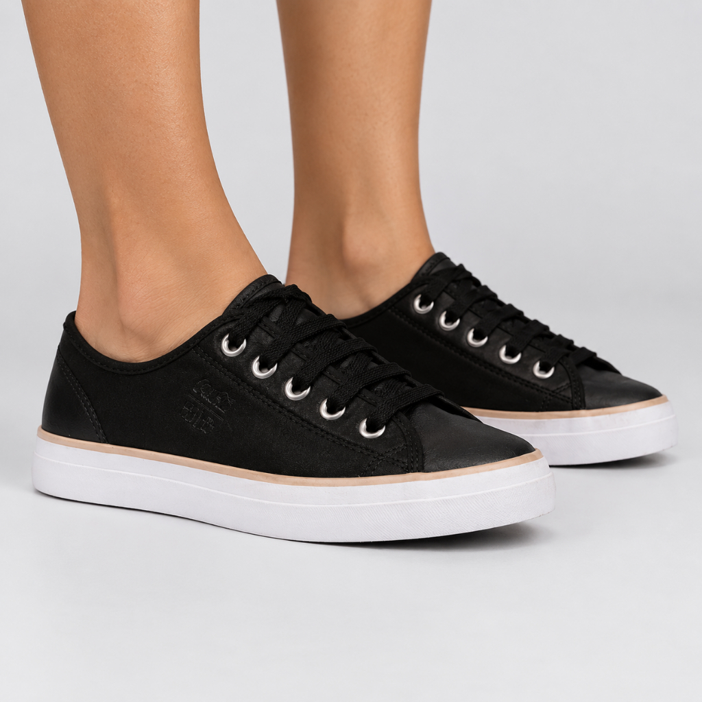 Tênis Feminino Casual Coca Cola Stream Town Básico Confortável Leve Uso Casual