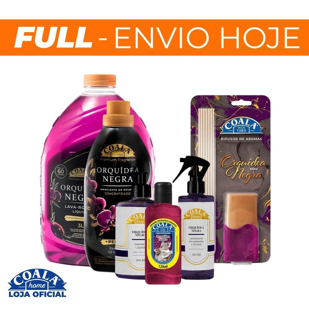 Kit Coala Completo Orquidea Negra - 6 Itens
