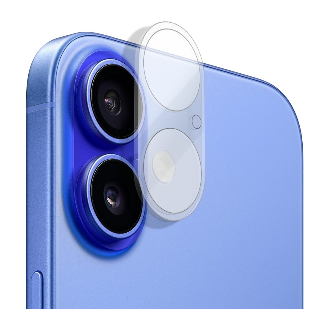 Película de Câmera iPhone 16 e iPhone 16 Plus 17 Normal Vidro 3D Temperado