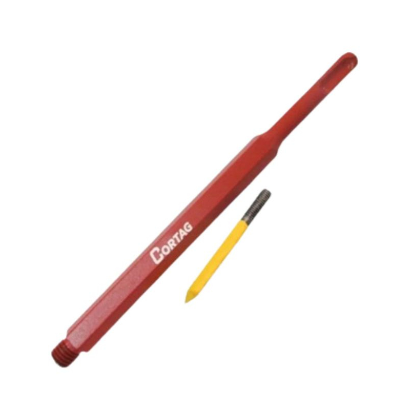 Haste Para Serra Copo SDS 400mm Cortag Com Pino Guia Encaixe Profissional Para Perfuração