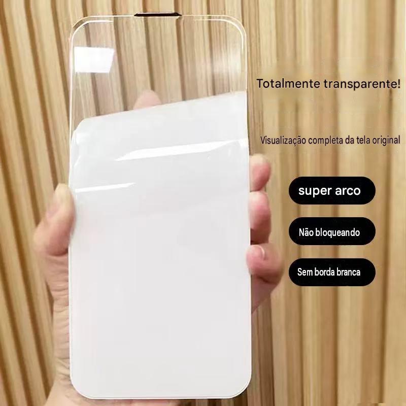 Película protetora de tela de vidro de alta definição sem bordas, compatível com todos os modelos da Apple