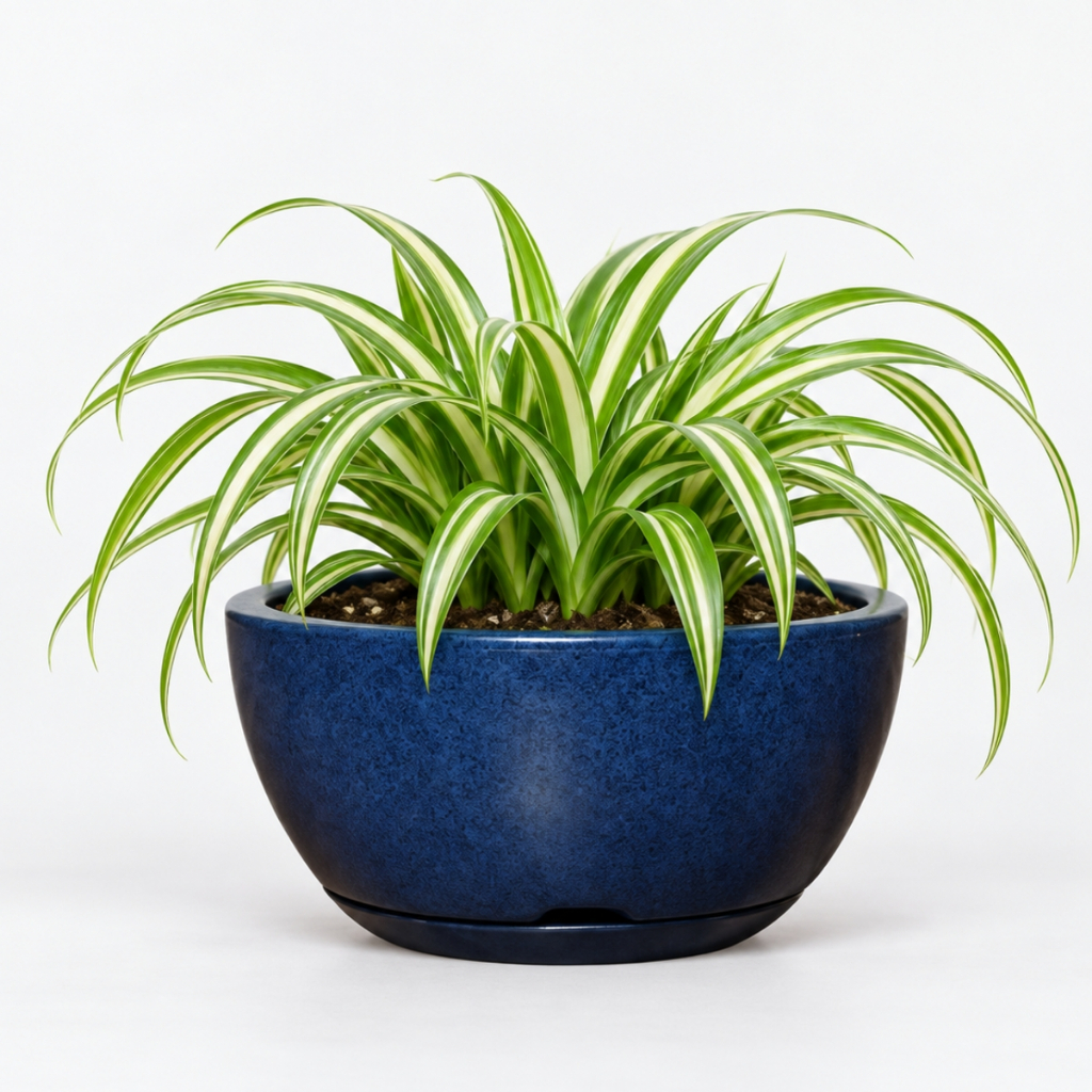 Vaso de Planta Decorativo Bacia Redonda N1 Luxo Polida lisa com Prato coletor