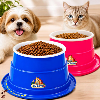 Kit Comedouro e Bebedouro Elevado Anti Formigas 400ml para Cachorro e Gato FN Pets premium