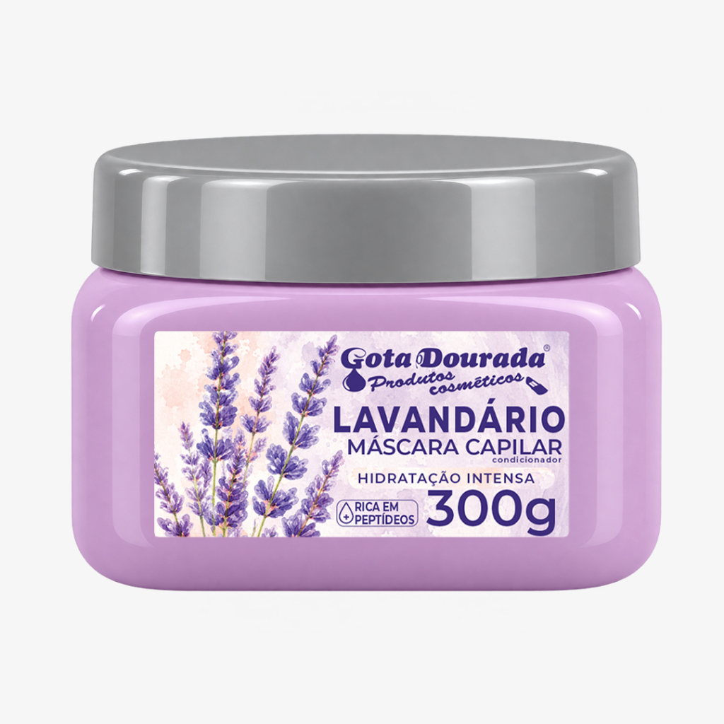 Máscara Lavandário Gota Dourada 300gr - Lavanda