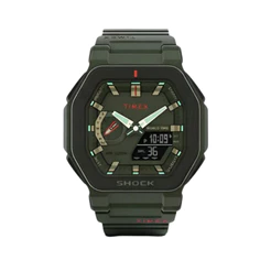 Relógio Masculino Timex Command Encounter Anadigi Verde Original TW2V35400M