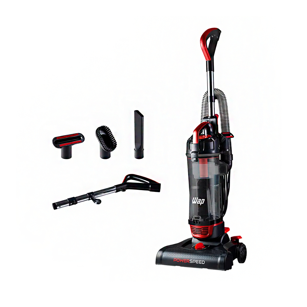 Aspirador De Pó Vertical 2 Em 1 Wap Power Speed 2000w Com Filtro Hepa 220v Preto/cinza/vermelho