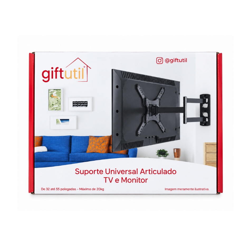 Suporte Universal Articulado Tv E Monitor 32 A 65 Max 20kg