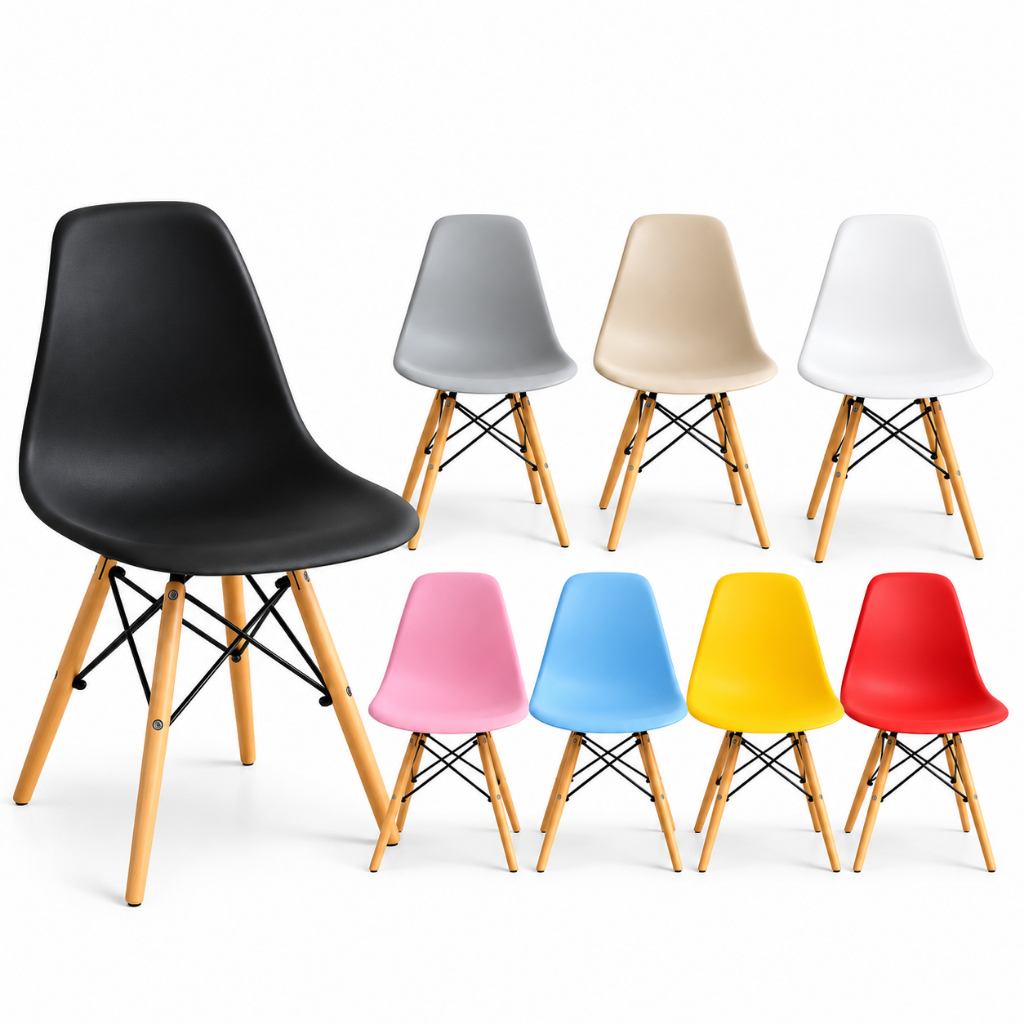 Cadeira Eiffel Eames Design Premium Sala Escritorio Quarto