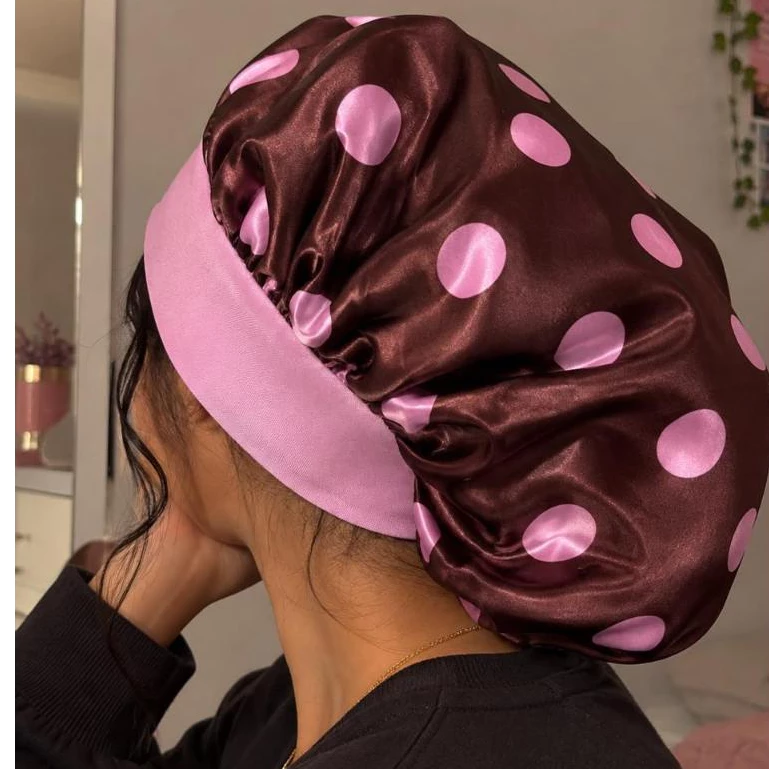 Touca Cetim Com Faixa - Toucas de Dormir Antifrizz / Fabricante / cabelos /penteados