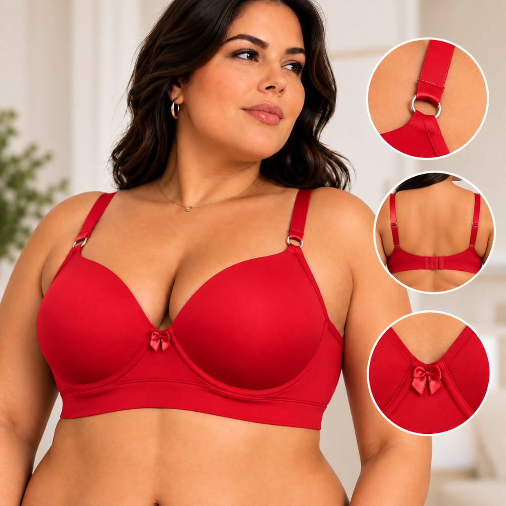 Sutiã Plus Size Reforçado com Bojo Alta Sustentação Alças Reguláveis 48 50 52