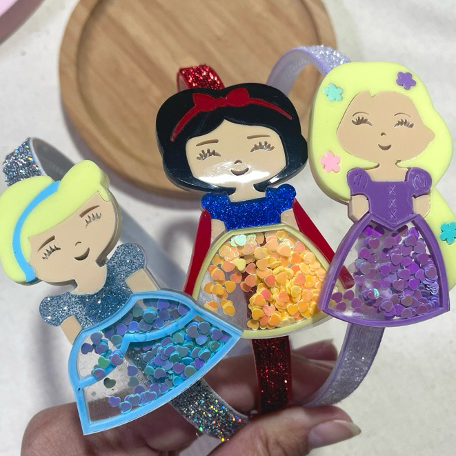 Tiara Princesa Infantil | Disney Ariel Elsa Cinderela Rapunzel Moana