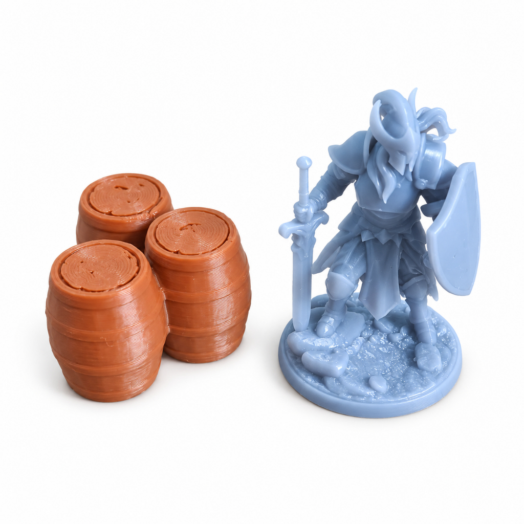 Barril para cenário de RPG | D&D | Diorama | Maquete | Kit de Barris