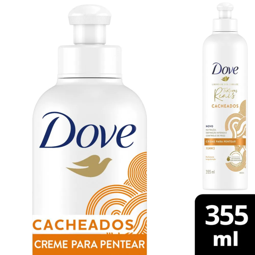 Dove Texturas Reais Cacheados Creme para Pentear 355ml