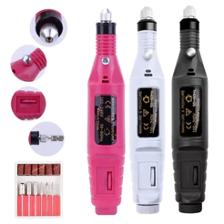 Lixadeira Motor Caneta Bivolts Unha Lixa Elétrica Profissional Bloco Motor Bivolt