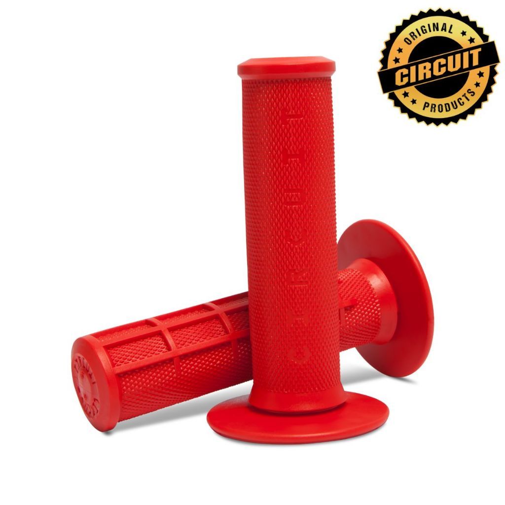 Manopla Circuit III Diamond Half Waffle para Motocross e Off Road com Arame de Fixação