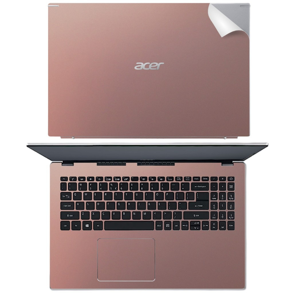 Kit adesivo skin notebook Acer Aspire A315-35 - várias cores - recortado tecla a tecla