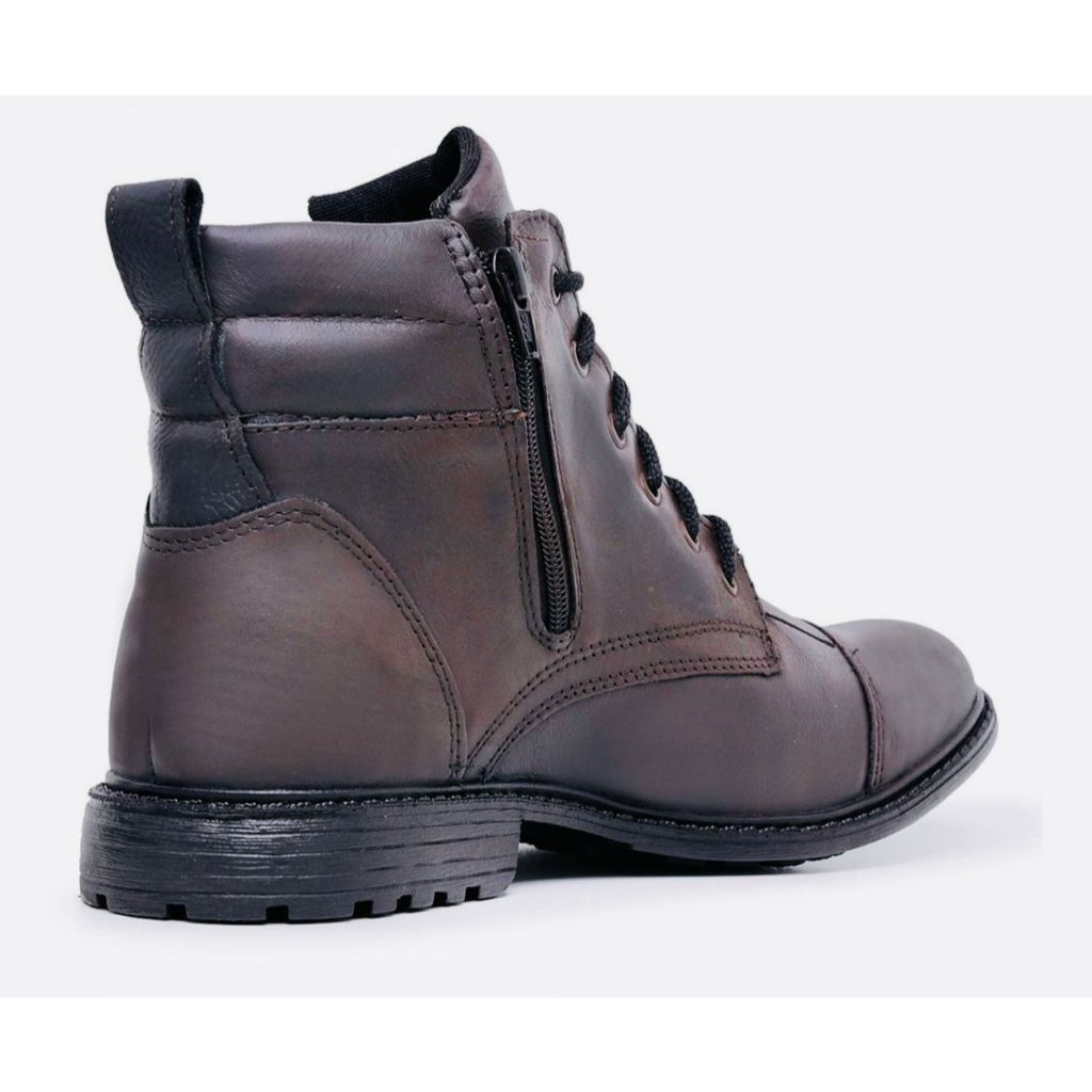 Bota Coturno Masculino Couro Legitimo Romacini — imagem 2 de 2