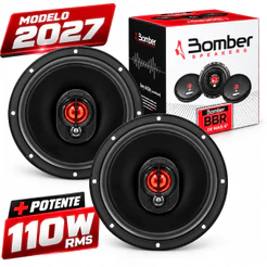 PAR ALTO FALANTE MULTIVIAS 6 BBR 110W RMS 4 OHMS TRIAXIAL BOMBER BBR6 55W CADA