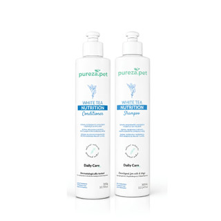 Kit Shampoo e Condicionador para Pets Shampoo Condicionador Cachorro Nutrição Hipoalergênico