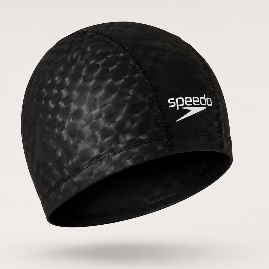 Touca De Natação Adulto Em Tecido Ultra Confortável Comfort 3D Cap Speedo - PRETO