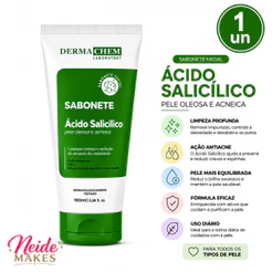 Sabonete Ácido Salicílico Pele Oleosa 100ml Dermachem 100 ML