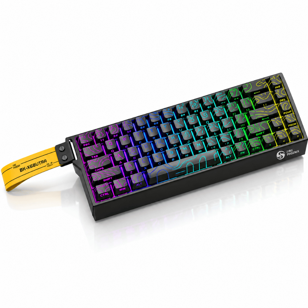 Teclado Sem Fio Gamer Magnético Rapid Trigger 0,01mm 8000hz Rgb Fire Phoenix