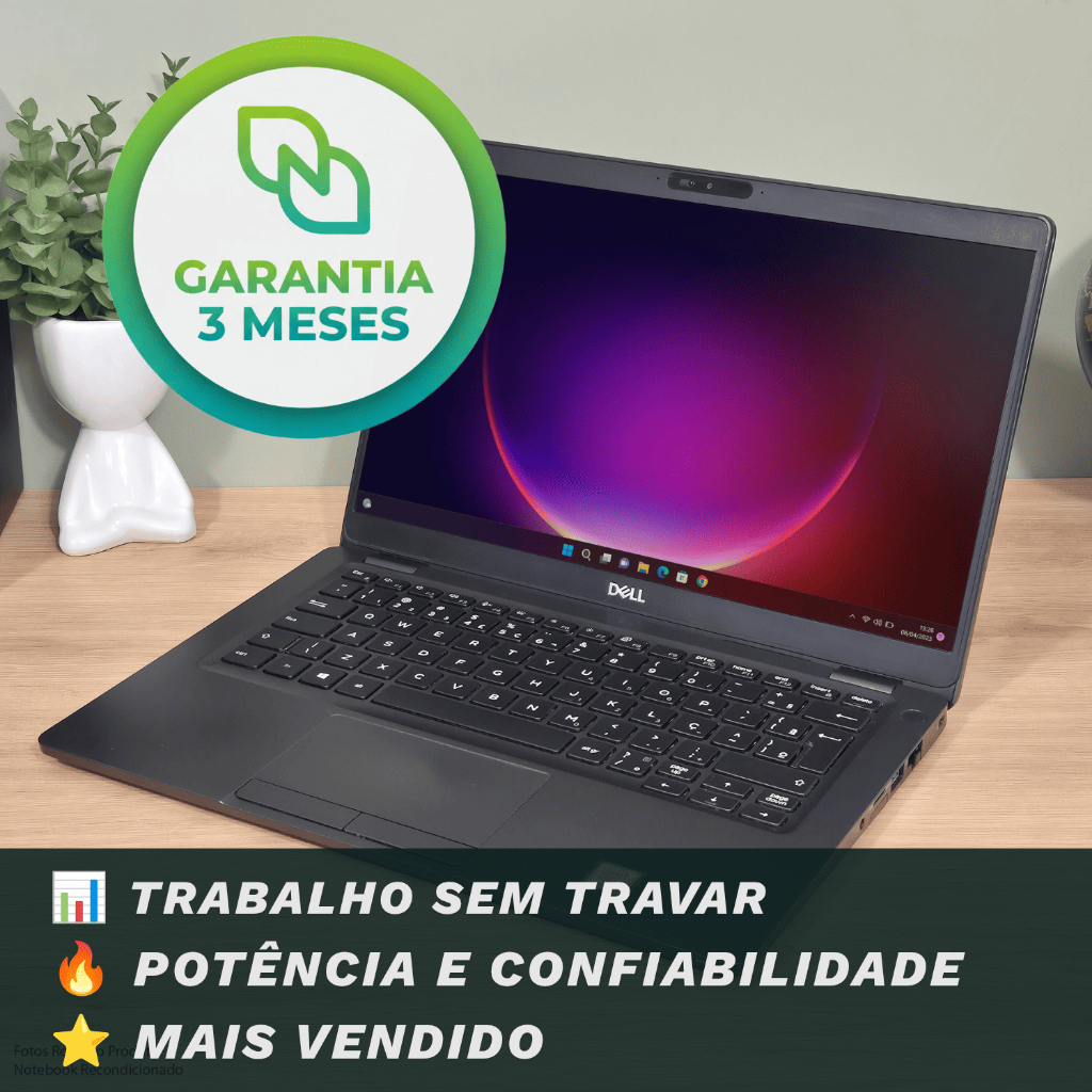 Notebook Dell 14 | Core I7 8a Ger. | 16 Gb Ram | Ssd 500 Gb - FUNCIONANDO REVISADO GARANTIA EMPRESA GERENTE TRABALHAR