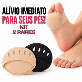 Kit Pares Protetor Almofada Para Antepé Salto Alto Dança Metatarso Ergonômico Conforto Dos Pés