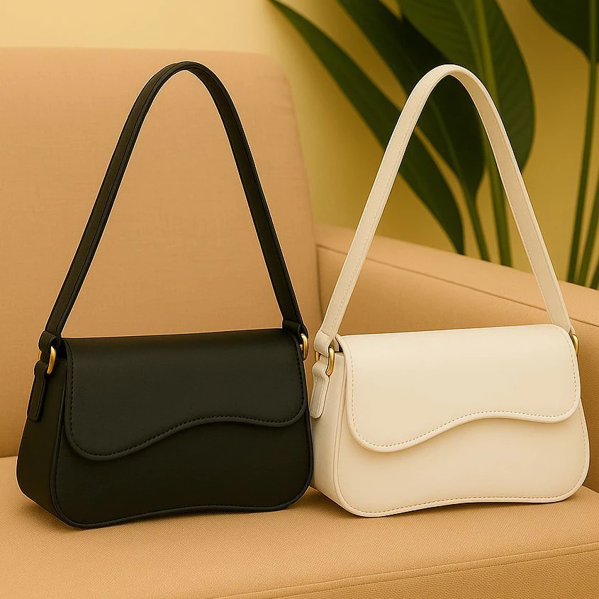 Bolsas Feminina Kit 2 Unidade Bolsa De Ombro Elegante Versatil Varias Cores