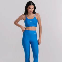 Conjunto Fitness Feminino Legging e Top Alta Compressão Urbana Arm Fitness