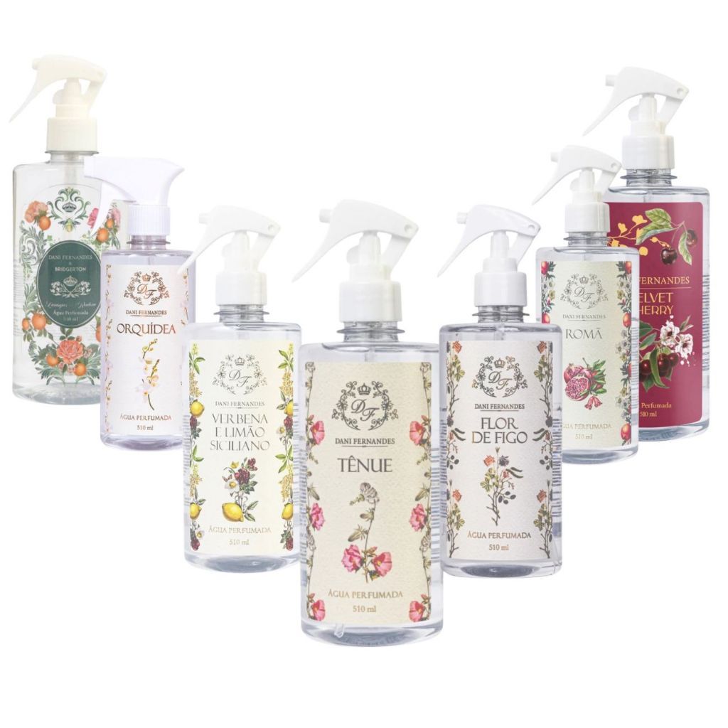 Água perfumada Dani Fernandes Tênue - Flor de Figo Romã Orquídea - Aromatizante Ambientes e Roupas