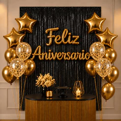 kit Decoração Completa Festa De Aniversário Decoração Bexiga feliz aniversário kit balão aniversário