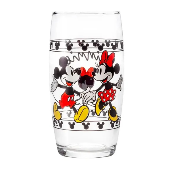 Copo de Vidro Decorado Disney Minnie 300 ml