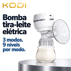 Bomba Tira Leite Elétrica KODI Silenciosa Recarregável Ajuste de Sucção Confortável para Mães