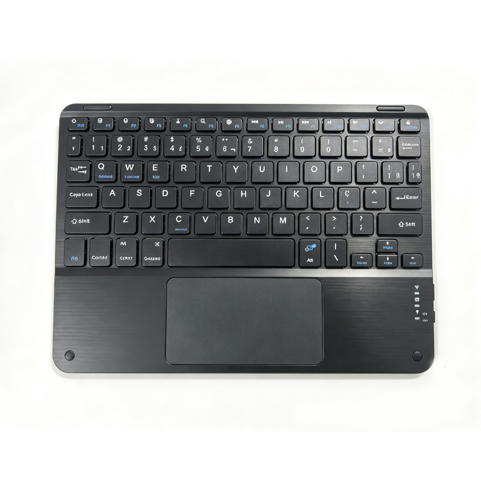 W.BILL Teclado Bluetooth Com Função Touch Sem Fio Colorido Macaron Para Tablet Celular Notebook Pc