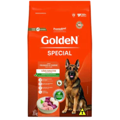 Ração Premier Golden Special Cães Adultos Frango e Carne 15kg