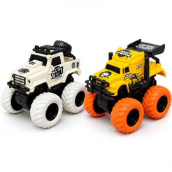 Carrinho Monster Truck Infantil de Fricção Off Road Rodas Grandes 4x4