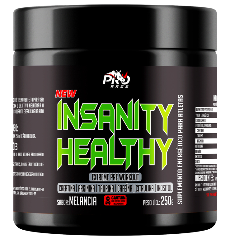 Pre Treino Insanity 250g em Pó - Pro Rage