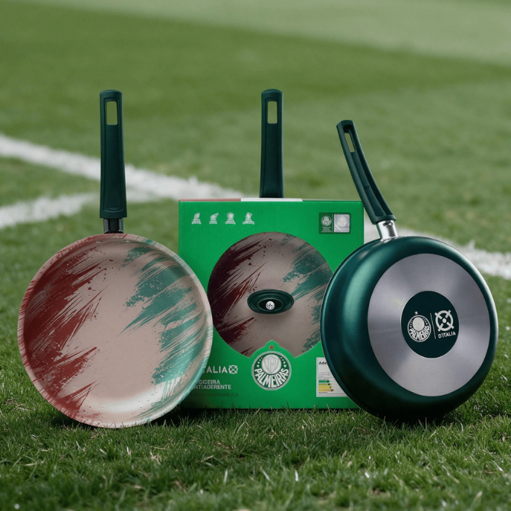 Imagem Frigideira com Tampa D'Itália Palmeiras Palestra Itália 22 cm