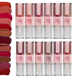 Batom Duo Matte e Gloss Longa Duração Double Layer Ruby Rose