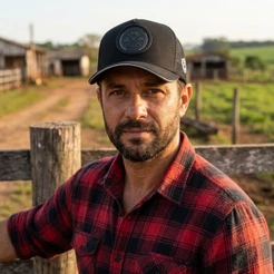 Boné Masculino Feminino Trucker Telinha Pecuária Country Modão Peão