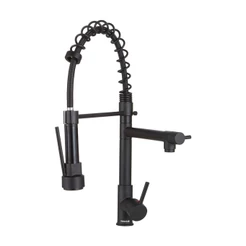 Torneira Para Cozinha Gourmet Misturador Monocomando Munim Pingoo - Preto
