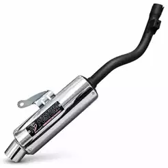 Escapamento Bros 160 Mini Turbo 2025 Cromado Fortuna