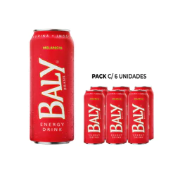 Energético Baly Melancia 473ml Pack 6 Latas
